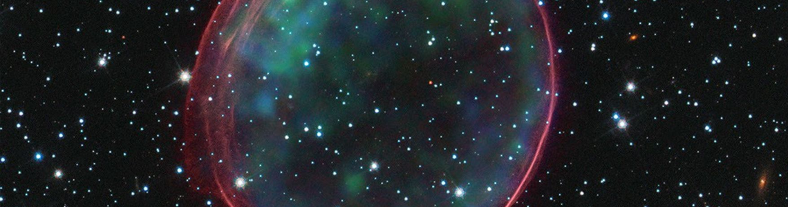 A supernova remnant in the Large Magellanic Cloud