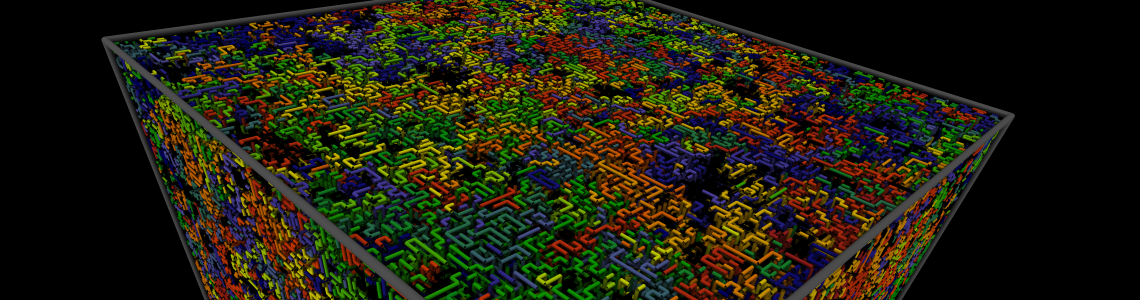 Dense polymer melt representation
